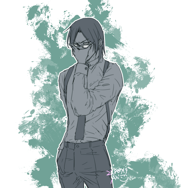 篁有佳 次は6月 Twitter ನಲ ಲ 今日から始まったドラマ ハゲタカ の鷲津さん 綾野剛 がホルスター型サスペンダーと眼鏡で大変良かったので 各自よろしくお願い致します イラストのモデルは毛利氏