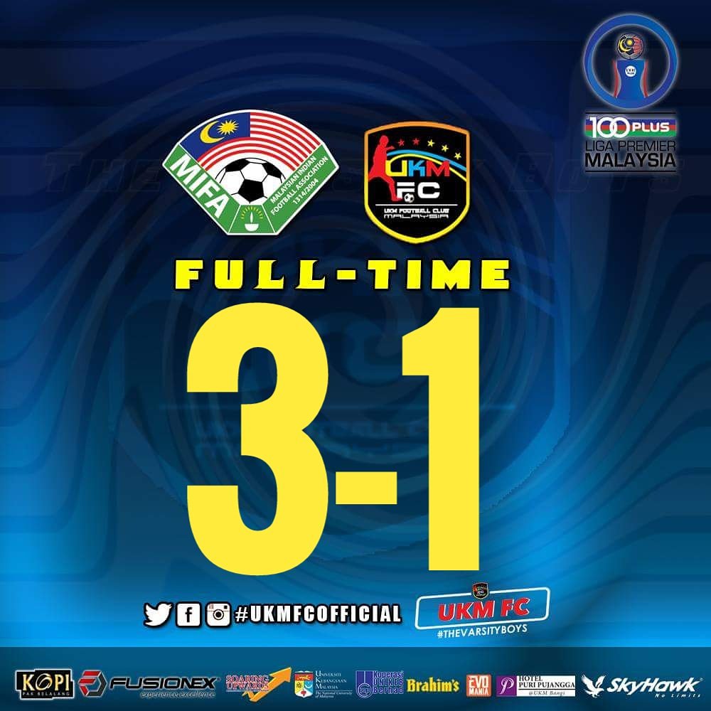 ukm_fc's tweet photo. Fulltime:
MIFA 3-1 UKMFC (Ijezie Chukwubunna)
Imam Seydi
Kpah Sherman
Tinagaran Baskeran
#misikekal #ukmfcofficial #ukm #ukmpower #thevarsityboys #LigaPremier2018 #unifi #iflix #fusionex #evomaniaburnz #evomania_nutrition #puripujangga #preworkout #unikeb #skyhawk https://t.co/Vn2G0CJcwe