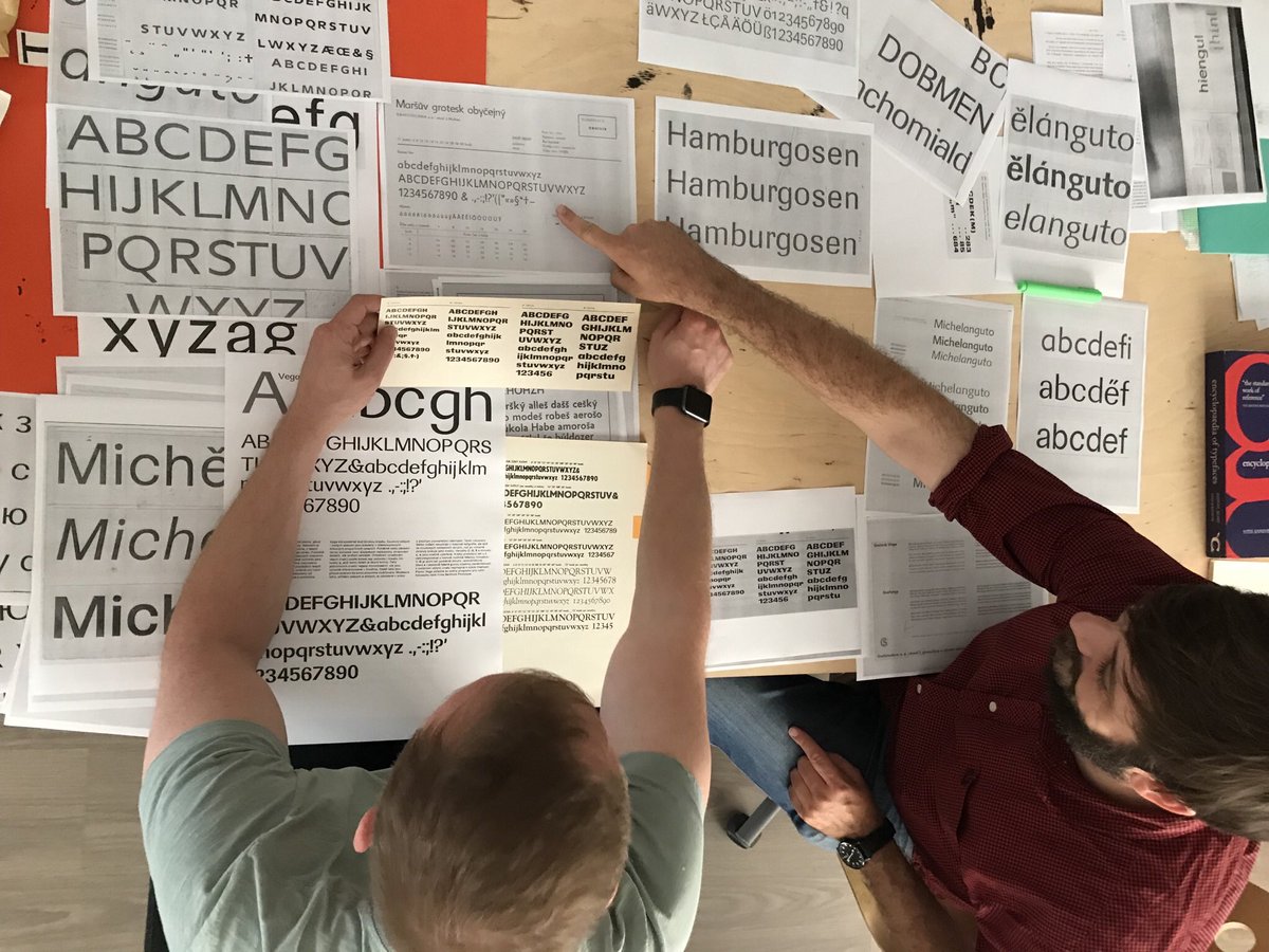 BriefcaseType's tweet photo. In progress: work on Stanislav Maršo’s typefaces! #stanislavmarso #marso #typography #fontinprogress #archive #grotesque #sansserif #typedesign #font #czechtypography #retro #80s #70s #60s #grafotechna https://t.co/RZDEl5yUmI