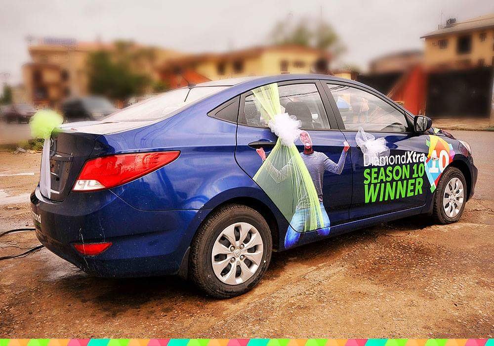 access_more's tweet photo. Bede Nnebedum emerged as our star prize winner in the #DiamondXtra Season 10 second quarterly Draw, leaving with this Brand New Car. Do you wish this was you? Start saving and you too can #GrabYourShare https://t.co/4Z84zPsfPa