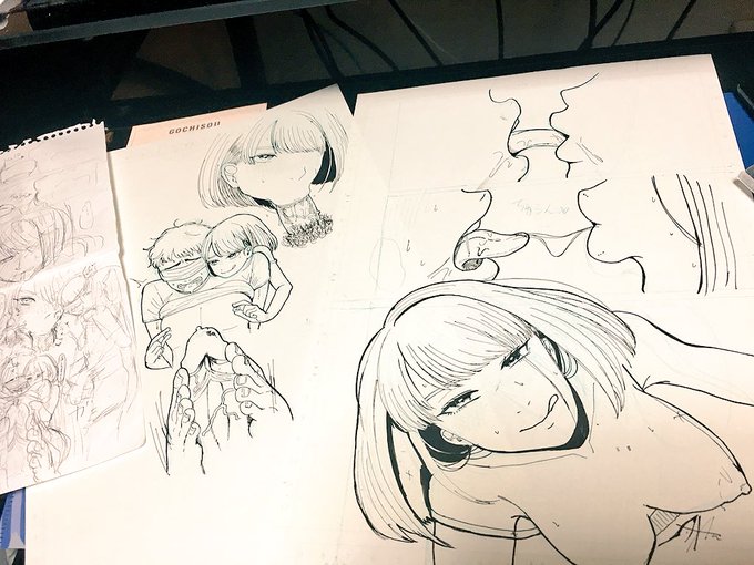 今日はペンタブがぶっ壊れたのでアナログ作業配信でした。来てくださった方々ありがとうございます 