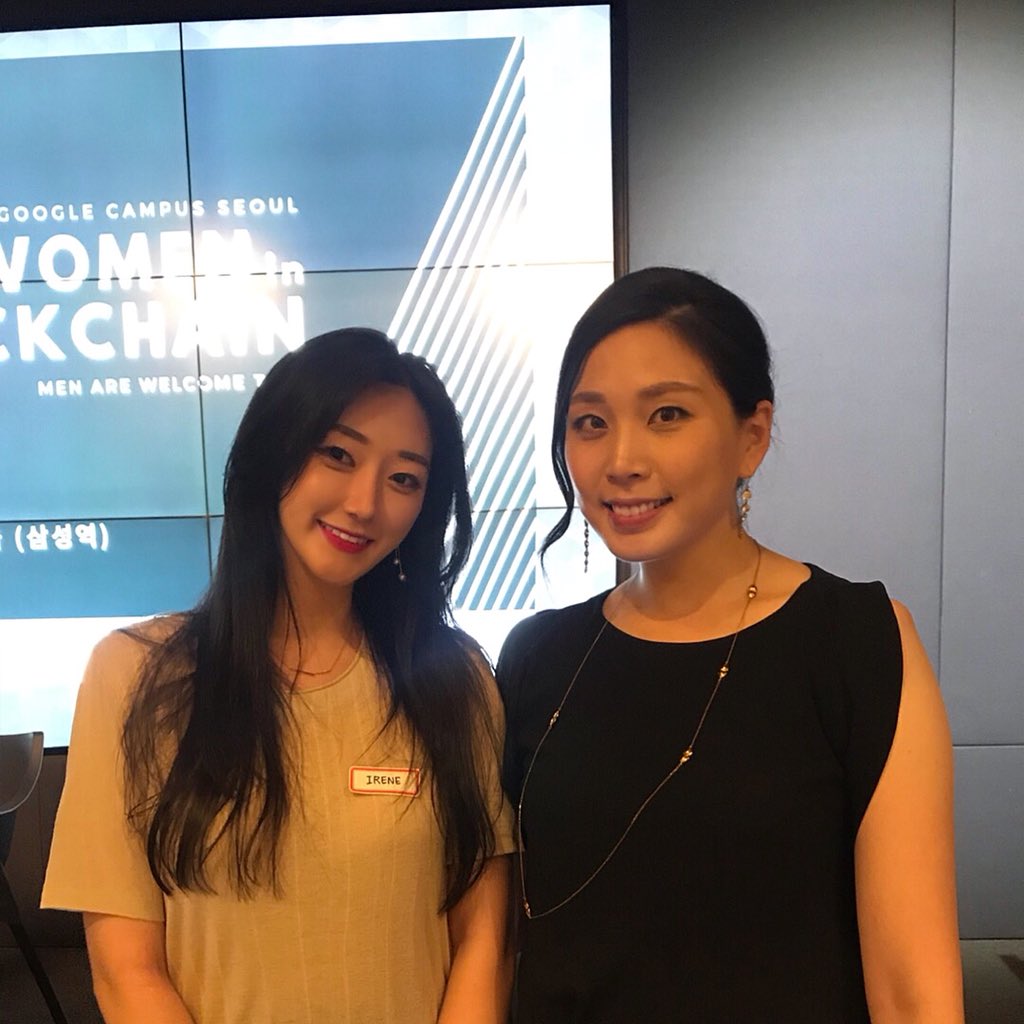 ARamJin's tweet photo. [Women in Blockchain]
2018 Korea Blockchain Week
With #ericakang
Perfect meet up!!

#WomenInBlockchain
#KoreaBlockchainWeek2018
#KBW2018 #blockchainweek #2018코리아블록체인위크 #밋업 #우먼인블록체인 #googlecampusseoul #meetup #blockchain #influencer #blockchaininfluencer #Irene https://t.co/jG7uPT0bPI