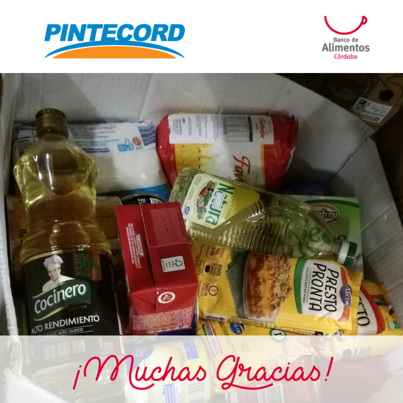 BDACordoba's tweet photo. ¡Gracias @PintecordArg! Recibimos más de 800 kg de alimentos por la campaña Dar y Recibir #CadenadeFavores desde el 2017. Profesionales reciben capacitaciones gratuitas y a cambio aportan un alimento no perecedero para nuestras organizaciones 🤝🎨👧👦 https://t.co/WKcpZnL3Tu