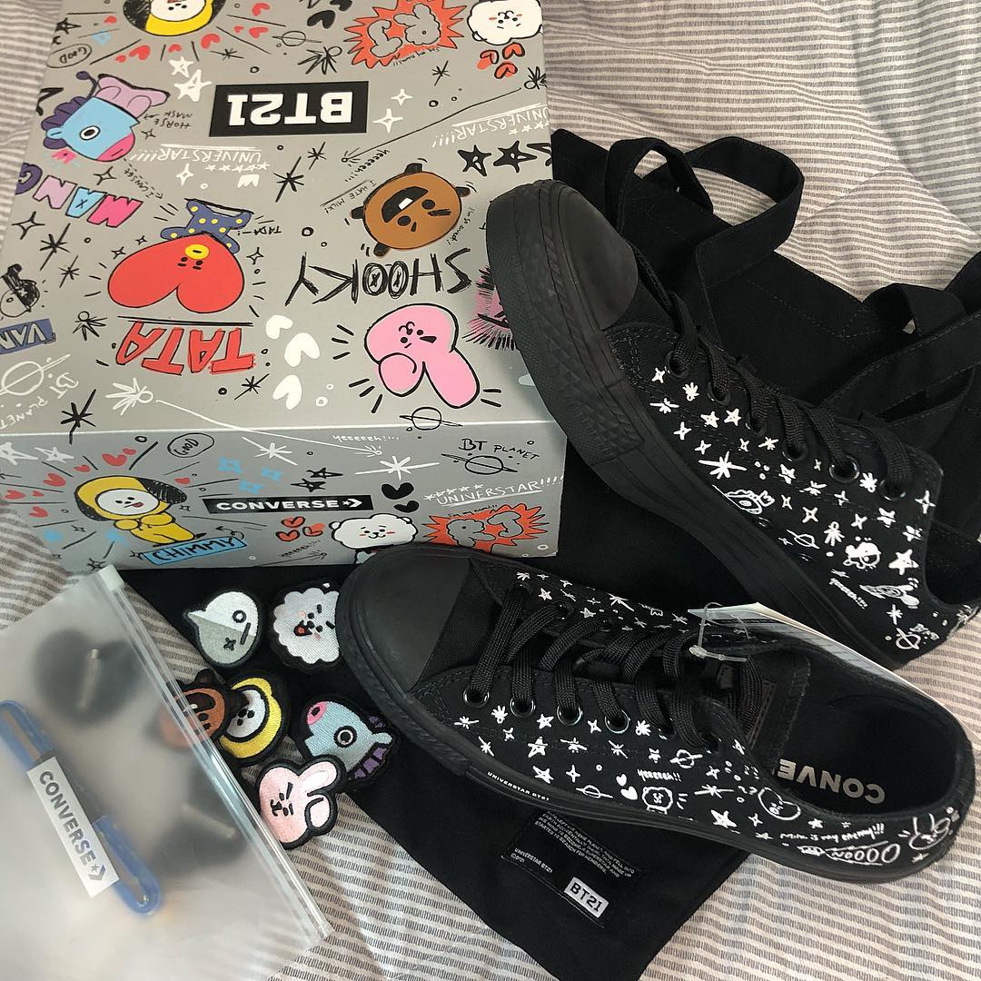 BTS Spain | CLOSED Twitterren: [FOTOS] ¡Zapatillas Converse en colaboración con 'BT21' que saldrán a la venta próximamente! ❓ ¡Desconocemos aún si estarán disponibles internacionalmente! 🌍 © sae.byul, princessexism, g1__han