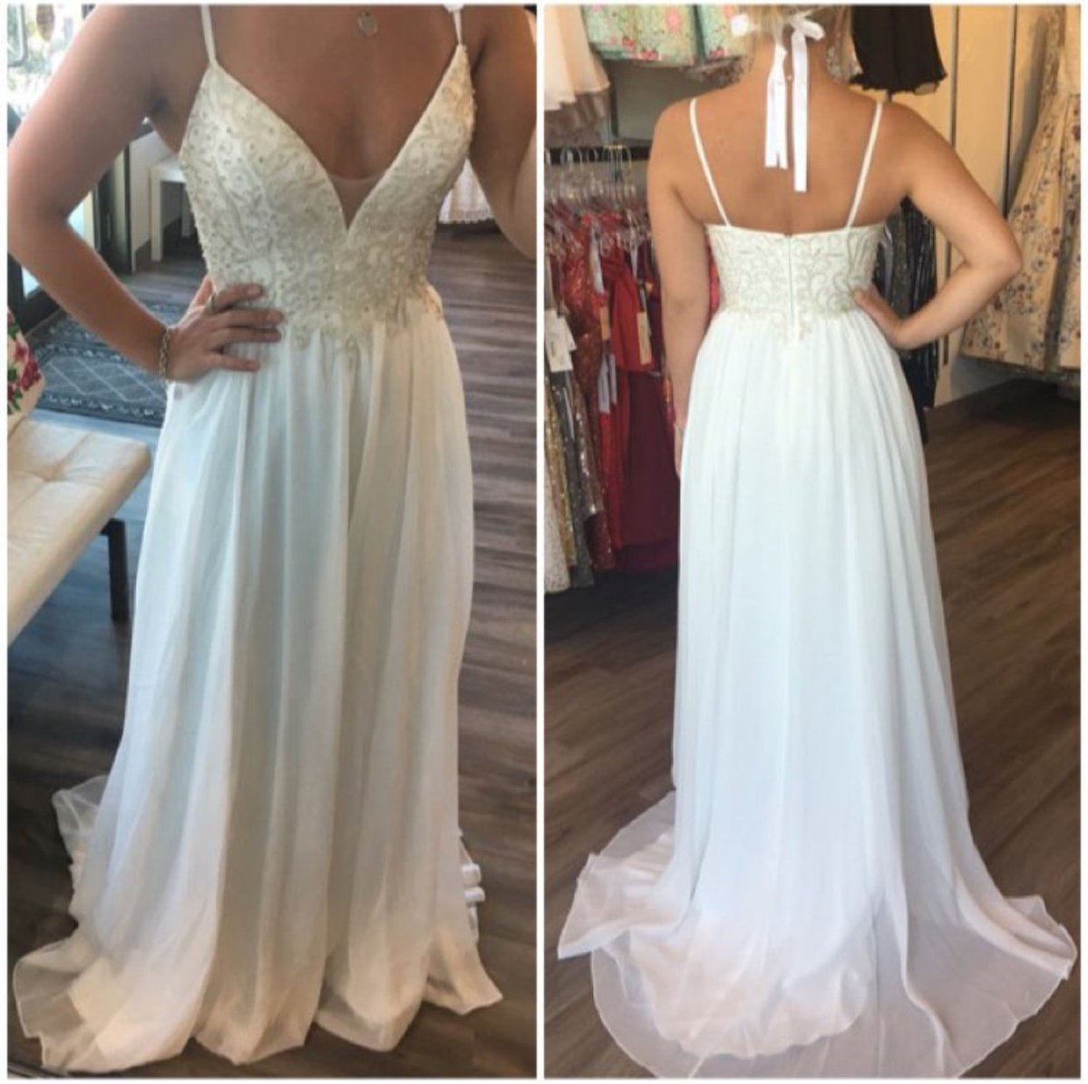 JadoreEveningDr's tweet photo. We love seeing our retail partners unveiling their new arrivals! Thank you @juniperdress for showing us how to wear Style J13059! #jadorevening #jadoreveningdress #chiffondress #prom2k19 #bridesmaiddress #eveningwear #fashioninspo #prominspo #fall2018collection https://t.co/NvtLkzi66j
