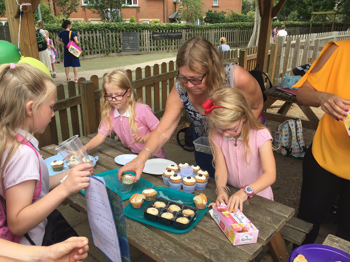 RiaHaley's tweet photo. £150 raised for @IsabelHospice today at the cake sale! Lennon, Lacey, Holly &amp; Grace wanted to fundraise for a special charity who supported their precious grandad 💙 a great start to this years fundraising events by #teamcharliehaley @amy_cranwell https://t.co/DRXwFxwppj