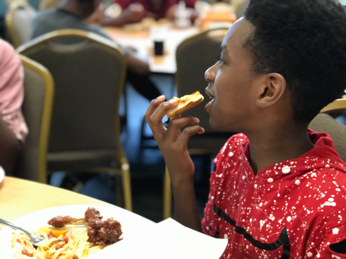 vsuvil's tweet image. The boys said the first best part about @LearningVerizon camp is #STEMLearning and the second best part is the FOOD! Thanks @VSUTrojans for providing FREE food to the kids! #VILMM #VerizonInnovativeLearning #VSUtheBestHBCU