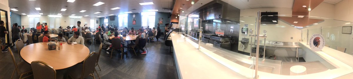 vsuvil's tweet image. The boys said the first best part about @LearningVerizon camp is #STEMLearning and the second best part is the FOOD! Thanks @VSUTrojans for providing FREE food to the kids! #VILMM #VerizonInnovativeLearning #VSUtheBestHBCU