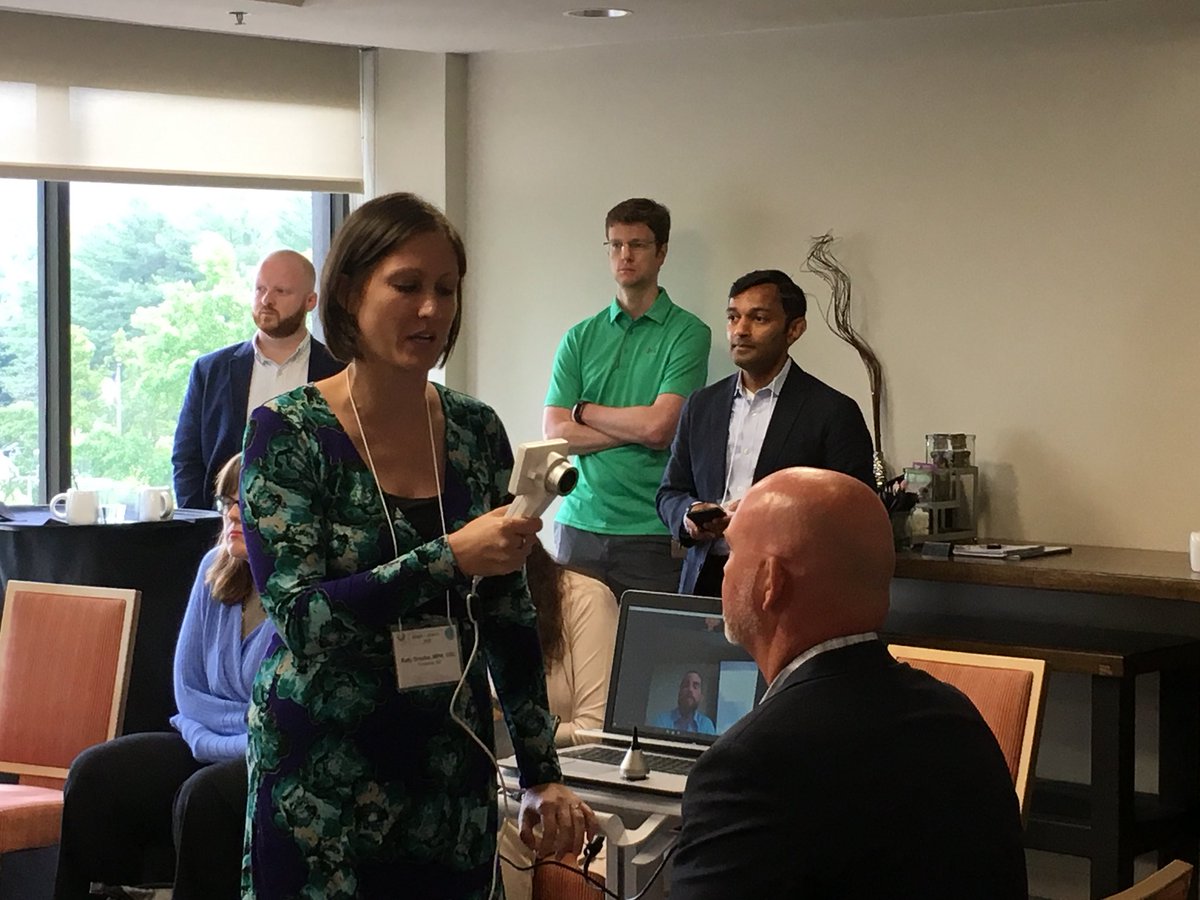 GreenwoodGenCtr's tweet photo. Awesome telegenetics demo by GGC’s team at #SERGG #SERC @my_telehealth Southeastern Regional Genetics Group https://t.co/tsbZHWYlHZ