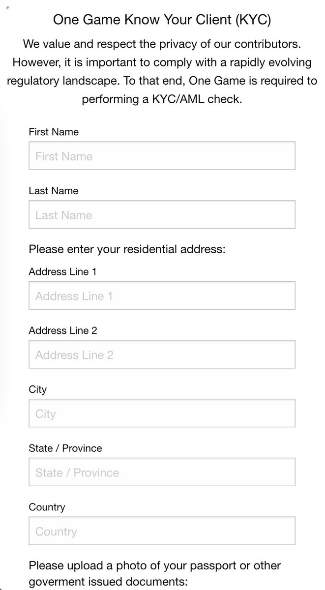 Complete the KYC inside the wallet.