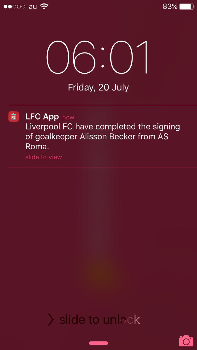 jj_twin's tweet photo. YESSS!!! Finally... the notification I've been waiting for!!
#WelcomeAlisson #AlissonLFC #Alisson #AlissonBecker #LFC #YNWA https://t.co/AfZVxKG3X1