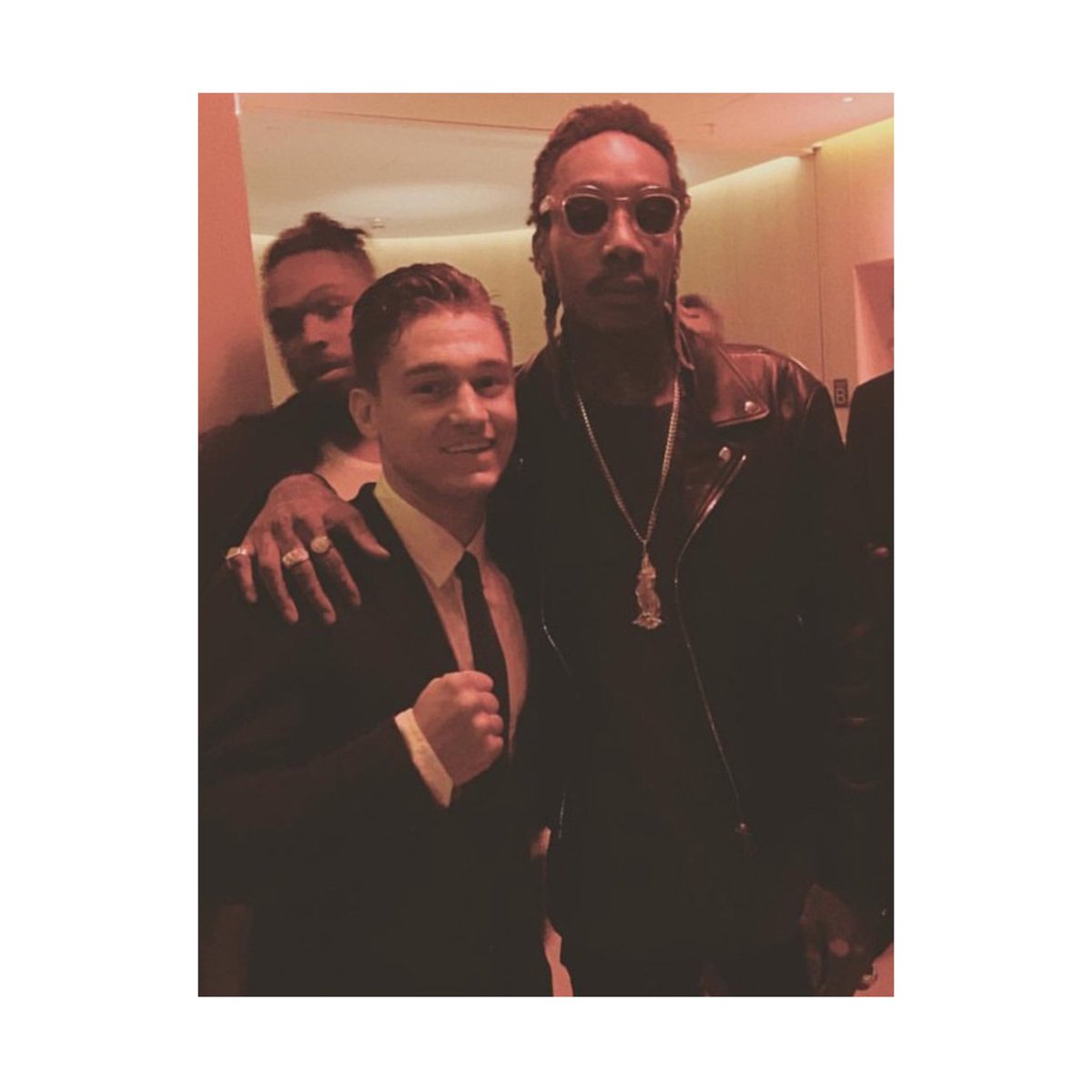 ZACHARYPRELL's tweet photo. #Tbt to when WelterWeight boxer @DustinFleischer showed off his favorite ZP outift while rocking backstage at Rihanna’s show. https://t.co/UxKJNhucfr
