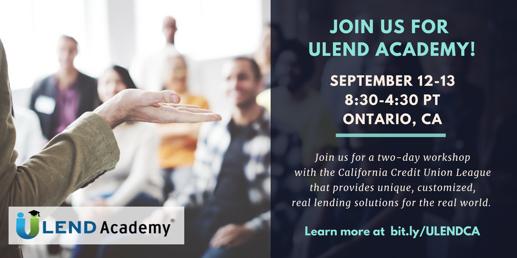 TruStage's tweet photo. #CreditUnions: Save the DATE! We're hosting #ULend Academy with @CANVleagues on September 12-13! Click here to learn more and/or register: https://t.co/fpwysd854D https://t.co/S03HBuR99p