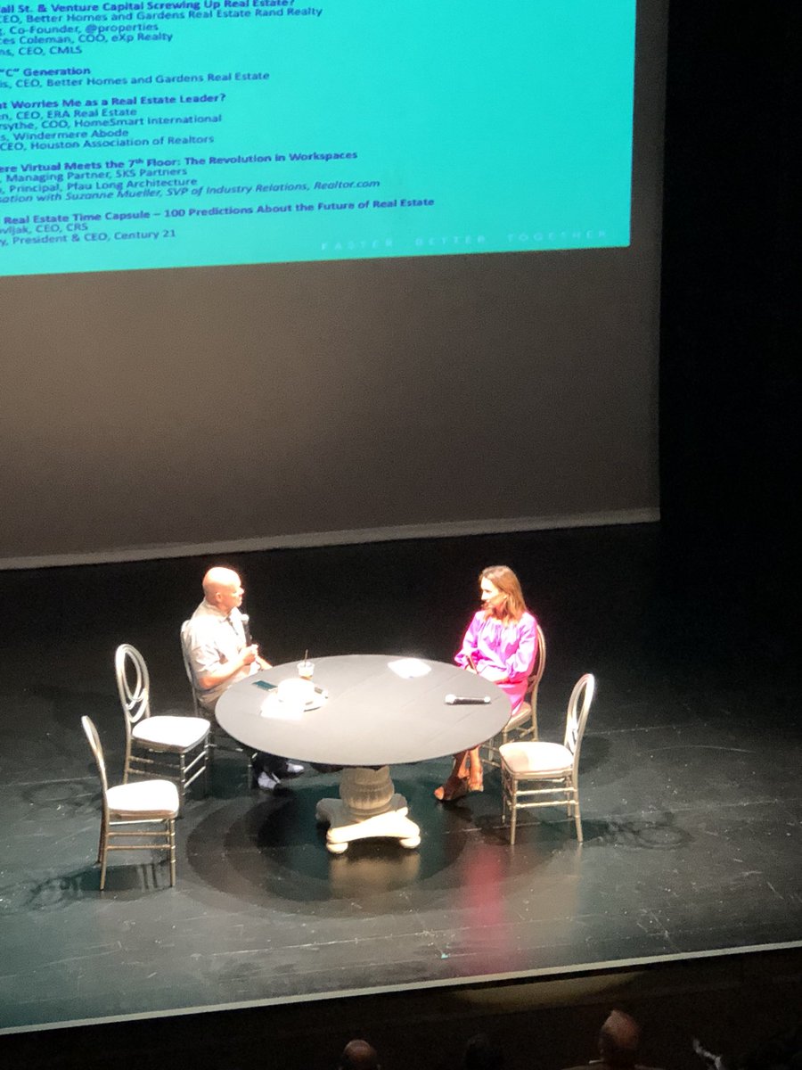 GAustinAllison's tweet photo. Watching @ZillowGroup’s @amybo (also 2018 #InnovatoroftheYear) and @bradInman of @InmanNews discuss the future of real estate at #InmanConnect #ICSF #ICSF18 https://t.co/rVGbwtQjPN