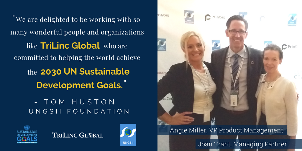 .<a href="/TriLinc/">TriLinc Global, LLC</a> team members were pleased to attend the #UNGSII Foundation &amp; Princeton Capital Management SDG Fund launch this week in NY. #SDGs #ImpInv #SocEnt Here's a quote from UNGSII's Tom Huston: