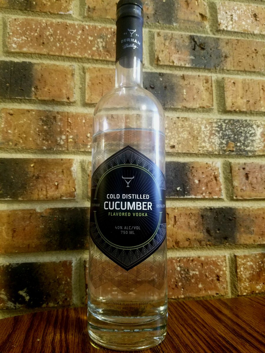 CutrightKaleigh's tweet photo. Take a cuc from your pal Kaleigh and give @durhamdistiller  cucumber vodka a try. https://t.co/vT2NoUB5t1
