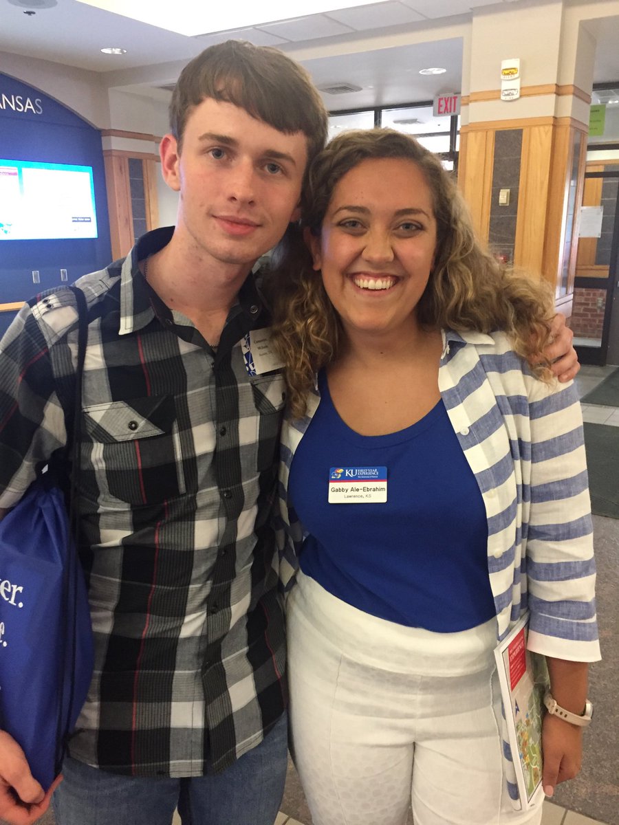 nikkiloftin's tweet image. What an incredible day at KU Orientation! Thanks to Gabby for answering a million questions and smiling the whole time. @NewJayhawks #KUOrientation