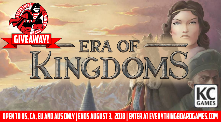 STGCONUT's tweet photo. Enter to win a copy of Era of Kingdoms from KC Games and @ETBoardGames. Contest ends August 3. Enter at https://t.co/jKbf6rsKjL.  https://t.co/BfvDP5GtLy @OfKingdoms
