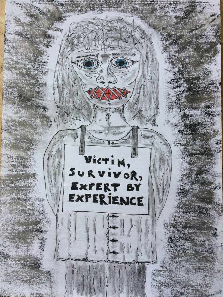 ianackley's tweet photo. As a person with a lived experience in your opinion does trying to truly engage with an organisation leave you feeling like this?
Gagged and labelled with your hands tied behind your back?!
#retraumatisation
#secondaryabuse https://t.co/iQqEmZg4ea