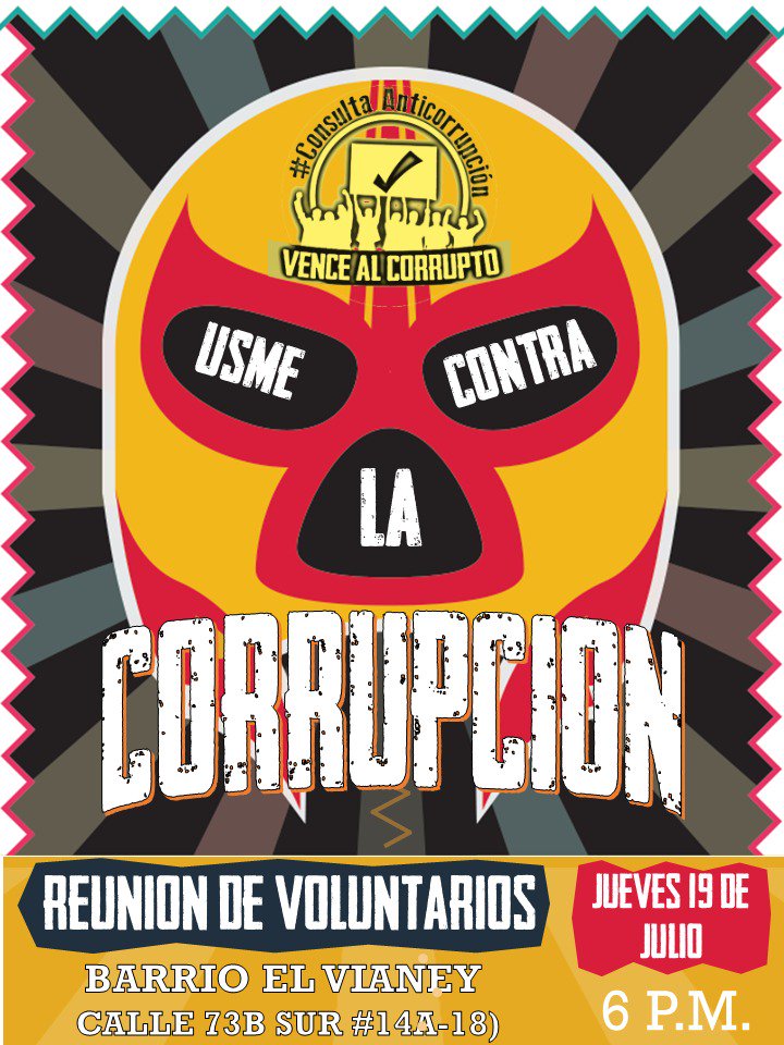 DiegoPintoMi's tweet photo. Hoy estaremos en Usme promoviendo la #ConsultaAnticorrupción. Es hora de derrotar a quienes desangran el estado y condena a la miseria nuestros barrios https://t.co/MFHi2A0T1s