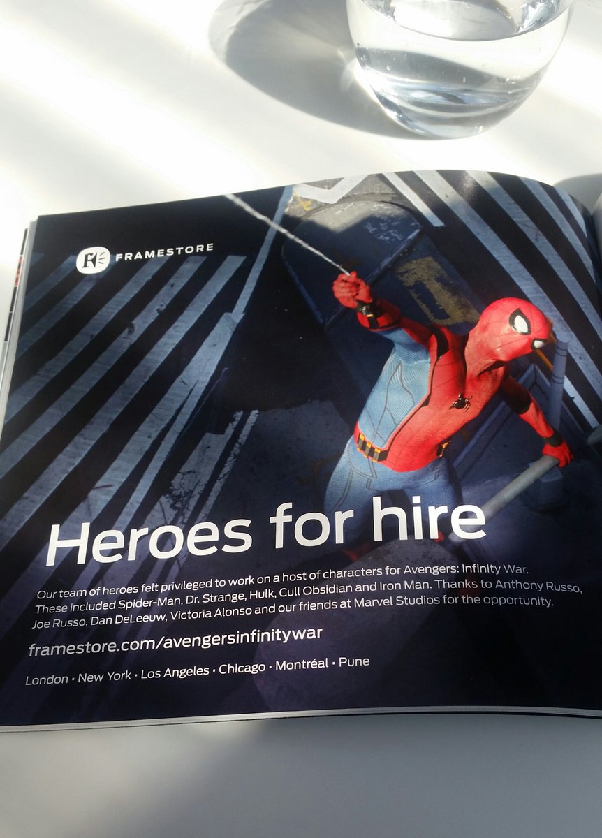 Great to see shot I comped while at framestore in cinefex <a href="/cinefexNOW/">Cinefex NOW</a> #vfx #marvel #framestore
