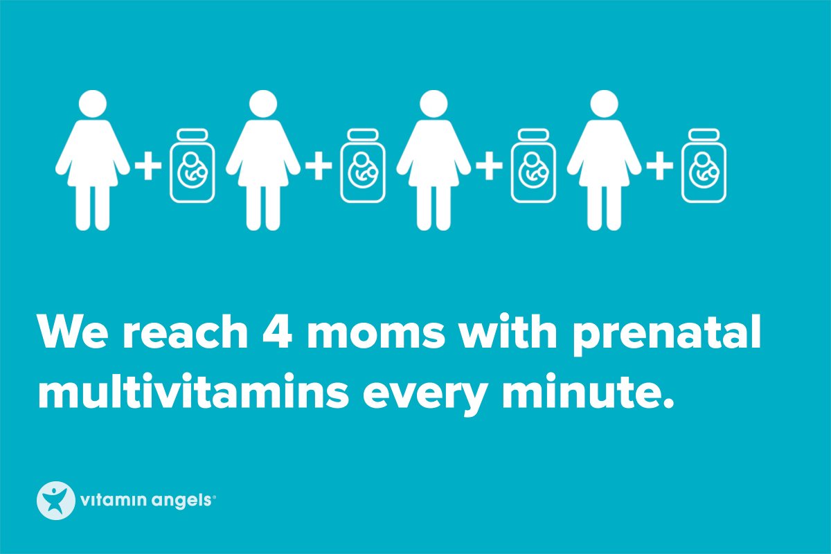 vitaminangels's tweet photo. This year, we're on track to reach 2.5 million pregnant women with #prenatal multivitamins which is the equivalent of over 4 women every minute!
For only $5, you can help a #pregnant mother in need. #prenatalmultivitamins #healthymoms #publichealth https://t.co/0oSUPYnOeH https://t.co/amVWXm6CkA