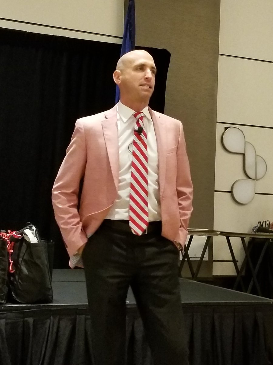 LKingcounselor's tweet photo. @BrianMendler rocked the keynote with these takeaways 1)Value what your kids are good at, not what they are supposed to be good at. 2) The 7 most important words, " I love having you in my class." 3) HOPE is the single most important things we can give kids. https://t.co/jlEdzzzLO9