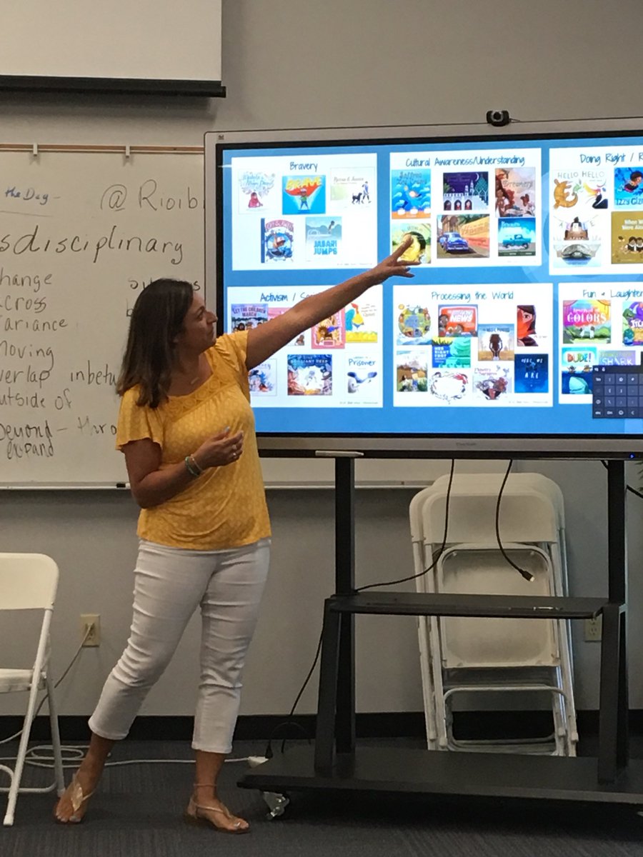 MsOToole32's tweet photo. Thank you Sonya for your presentation on the importance of read alouds in the classroom! #IBID2018 https://t.co/sSrUVlOZLn