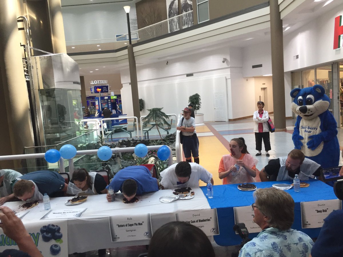 rethinkgreen's tweet photo. Props to comms director  @David_Yves_StG for speed eating pie in support of the Annual Blueberry Festival this year!! #Community #TalkNerdy #reThinkGreen @SudBlueberry https://t.co/kMzEKVDGKx
