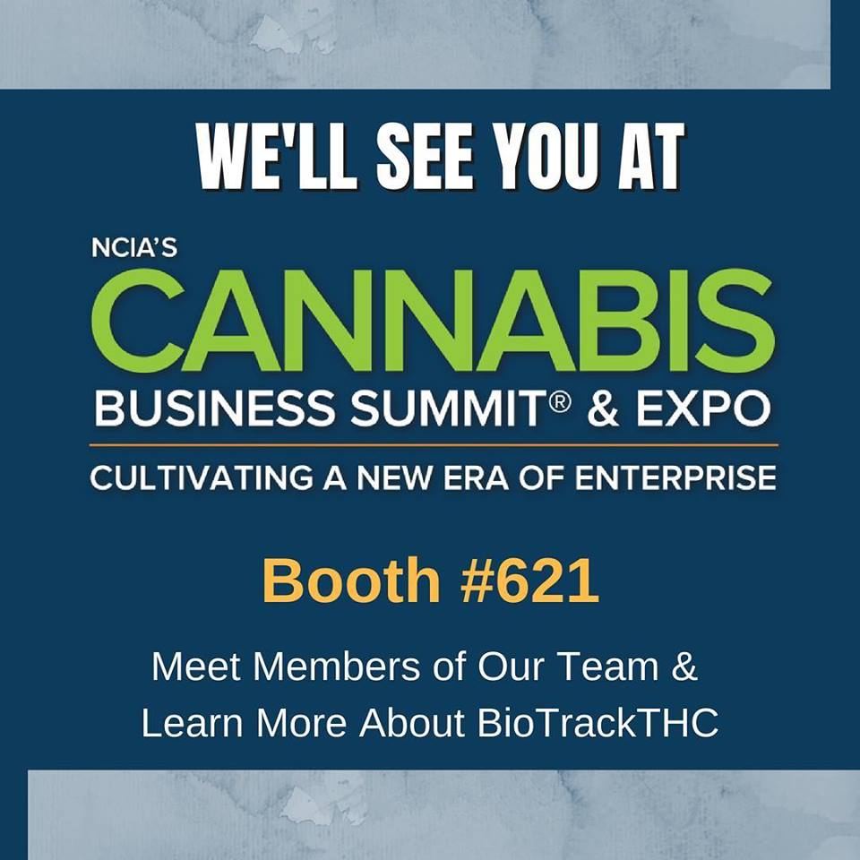 Cannabase_io's tweet photo. BioTrackTHC is set to present and exhibit at NCIA's CannaBizSummit in San Jose next week!

Stop by Booth 621 to meet some incredible members of the BioTrack team and learn more about one of the best seed-to-sale systems in the industry! https://t.co/Qoy0uGW4ow