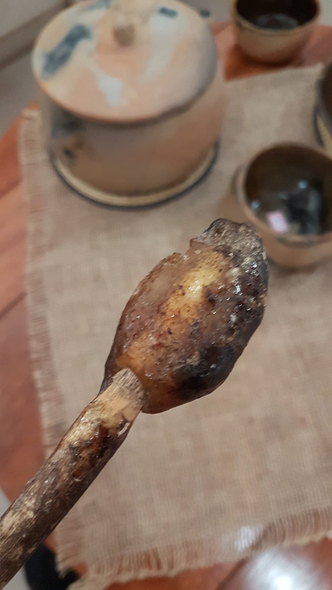 AaronCathers's tweet photo. Caraipé is an Amazonian temper of burned siliceous tree bark used by ceramicists for ca. 2000yrs. Recently met a family who continue this practice to make fine cooking wares. They also coat their vessels w/ a resin from the jutaí tree! #archaeology #amazonia #ceramics #pottery https://t.co/WW7aTgQfyW