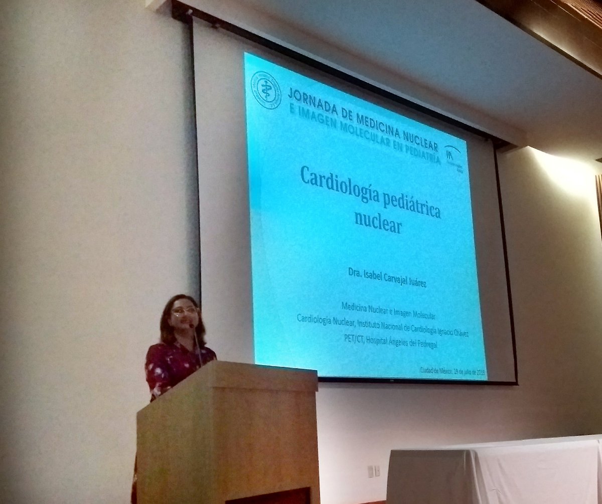estelais's tweet photo. Participando en las Jornadas de Medicina Nuclear e Imagen Molecular en Pediátria con el tema de Cardiología Pediátrica Nuclear. #NuclearMedicine #MedicinaNuclear #NucMed #Cardionuclear #NuclearCardiology https://t.co/ETfeSLdP3H