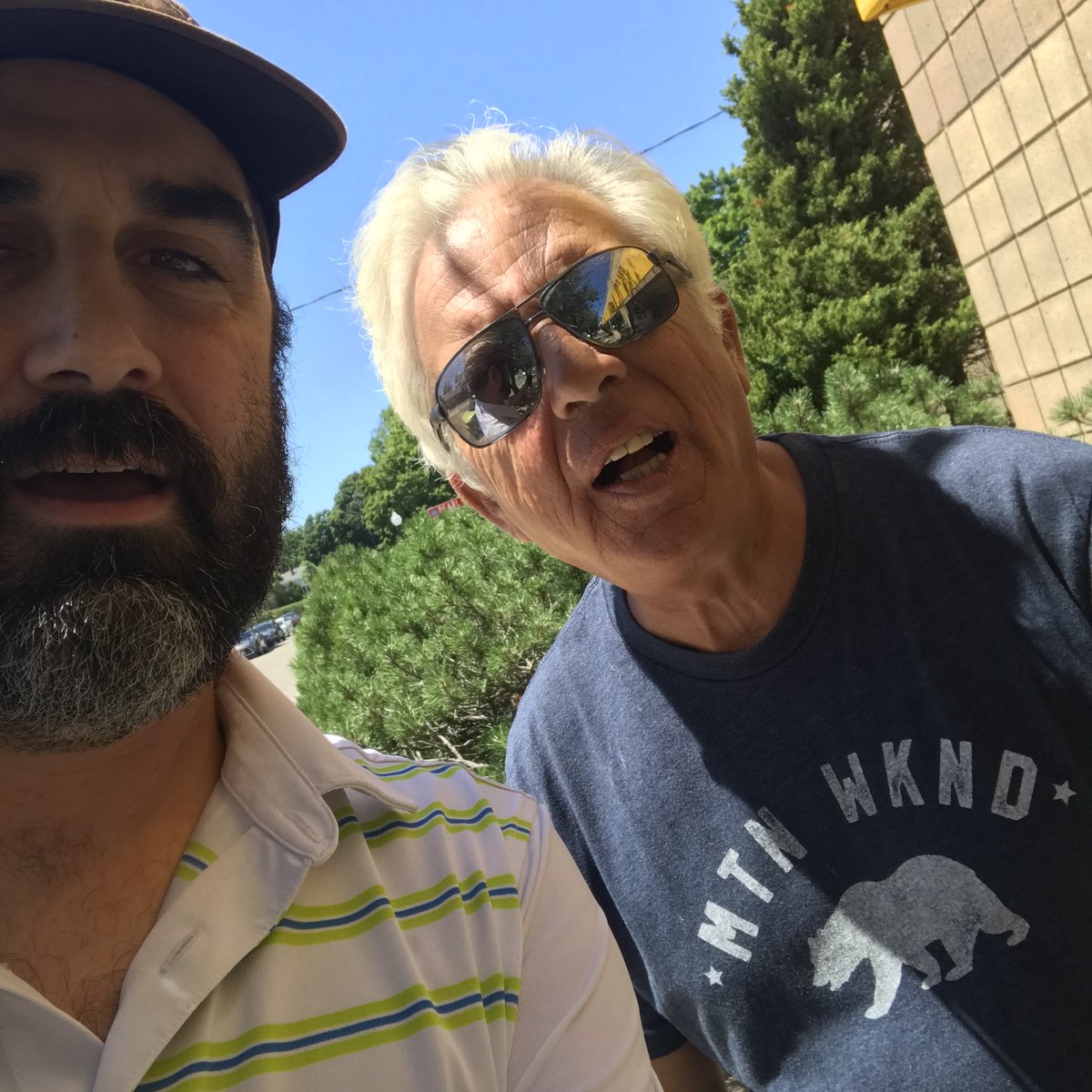 Nothing better than running into a Mountain Person on the street!