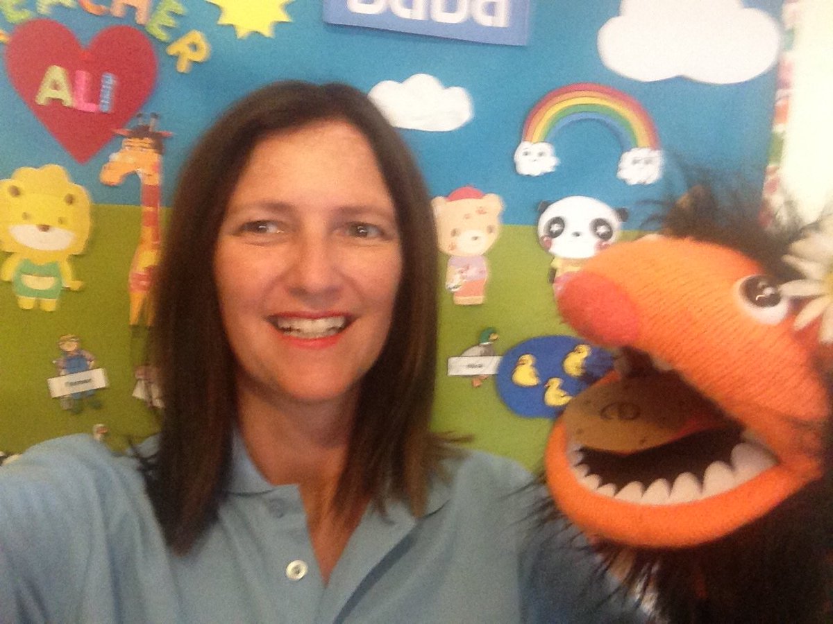 Ali53057879's tweet photo. @DaDa_social my #FavDaDaProp my alphabet cookie eating monster puppet and my fuzzy felt Dadaland background! https://t.co/dpPaszJNE1