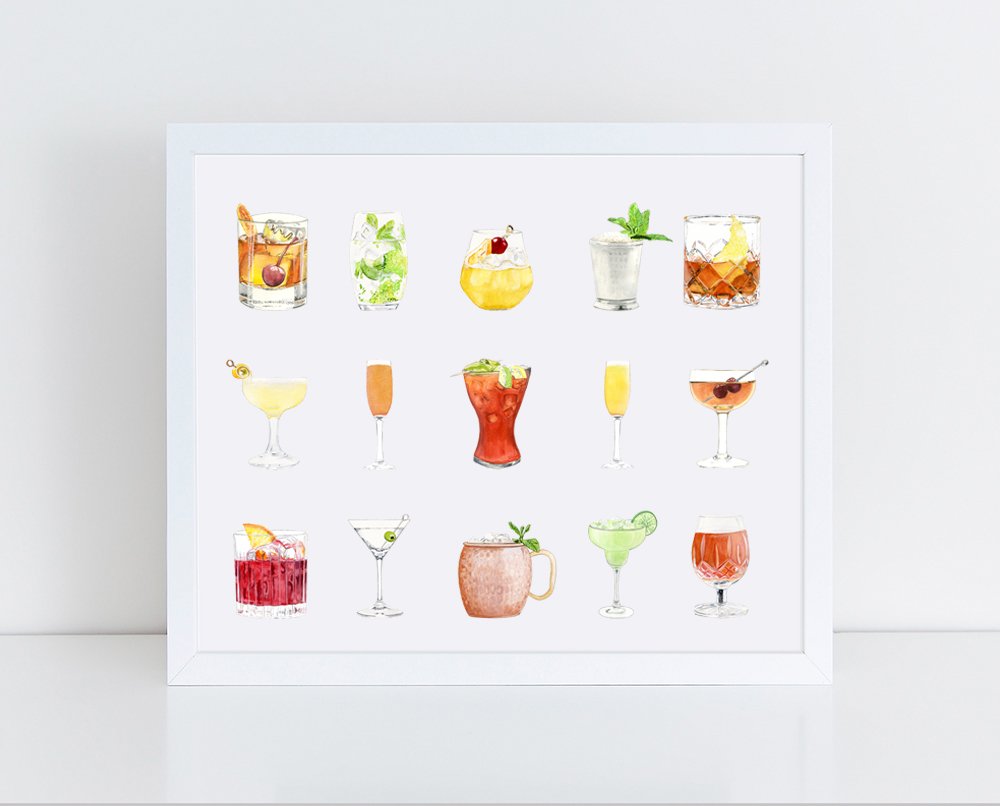 EmMercedesArt's tweet photo. New print! Cocktail Collection https://t.co/irvsFvsVdT https://t.co/2yfmGtPCkk