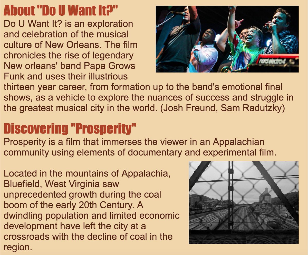 Tonight, join us for our 10pm Documentary Dual Feature @ PianoFight. "Do U Want It" (Josh Freund, Sam Radutzky) and "Prosperity" (Christopher D. Lusk) will be playing Back 2 Back! Two great films you do not want to miss! 

Tickets here:
eventbrite.com/e/feature-docu…