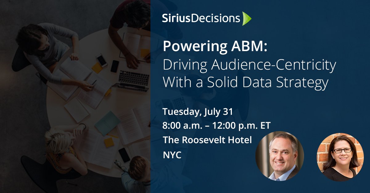 Alisa Groocock (@alisagroocock) on Twitter photo Want to learn how #marketing and #operations can collaborate to source data internally and externally, as well as provide meaningful data and insights for #ABM? Register for this forum with <a href="/AlisaGroocock/">Alisa Groocock</a> and <a href="/JohnDonlon/">john donlon</a>: ow.ly/x6kq30kZCPo Want to learn how #marketing and #operations can collaborate to source data internally and externally, as well as provide meaningful data and insights for #ABM? Register for this forum with <a href="/AlisaGroocock/">Alisa Groocock</a> and <a href="/JohnDonlon/">john donlon</a>: ow.ly/x6kq30kZCPo