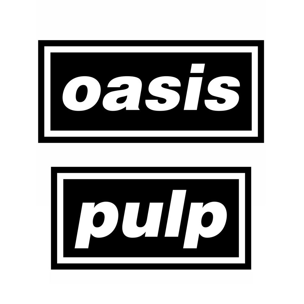 AcrylcAftrnoons's tweet photo. Ever wondered what Pulp’s logo would look like in the style of their ‘90s contemporaries? https://t.co/9umGpA19XB