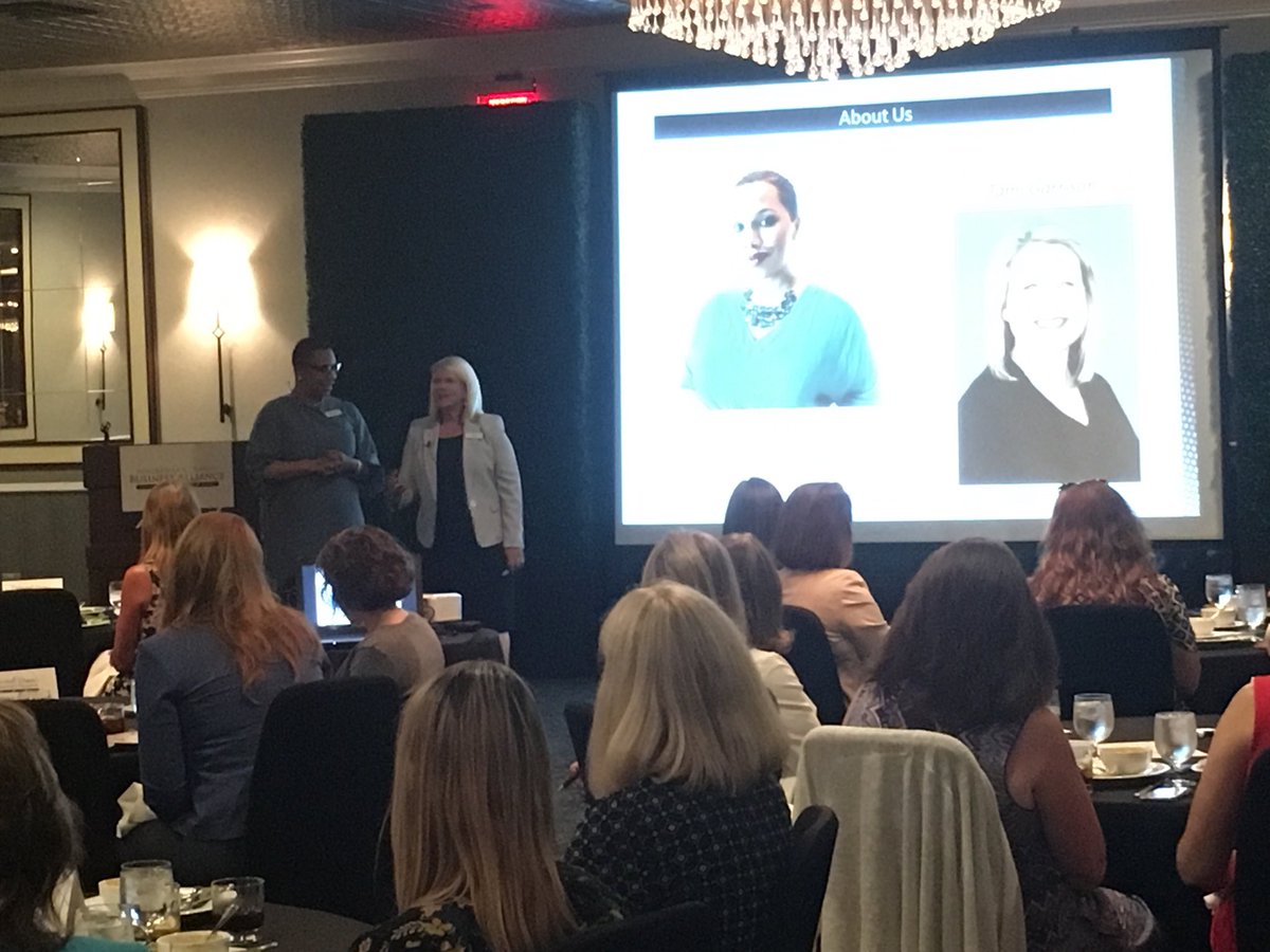 WCBizAlliance's tweet photo. “When picking a mentor/mentee, choose shared values over shared titles. Be strategic & intentional—mentoring goes both ways.” -@ScullyGarrison of @MillerCoors & Denise Thomas of Effective Communication Coach talking about why mentor/mentee relationships matter #ProfWomenDev https://t.co/bfETCOCsql