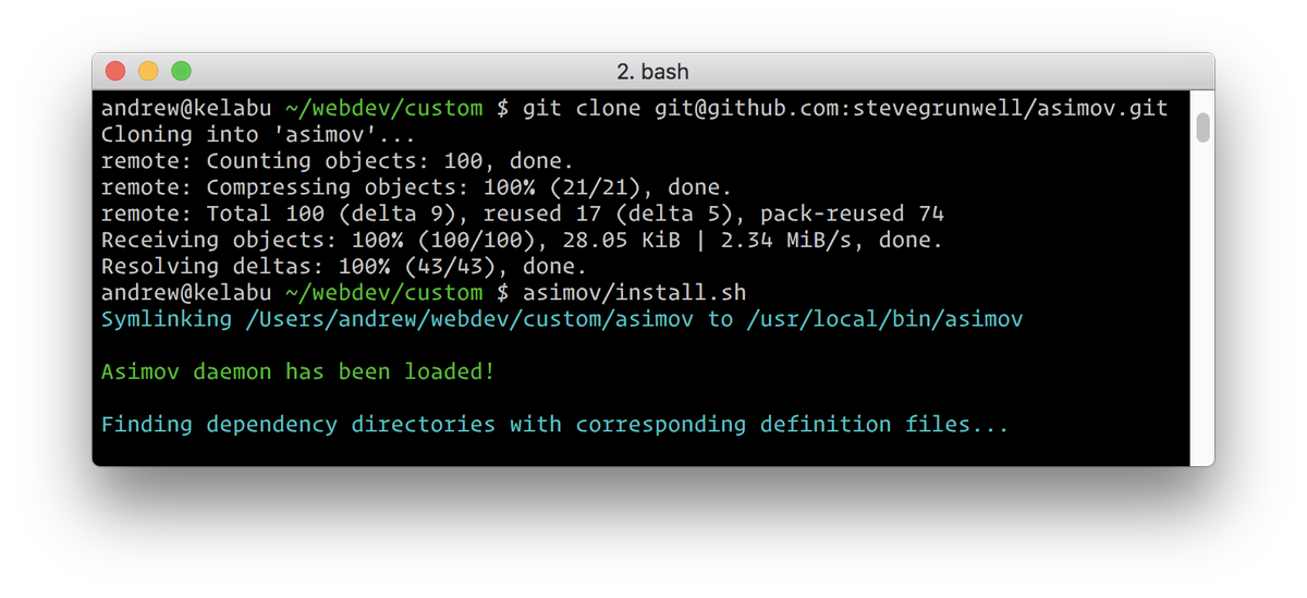 ✅ WebDev tip: Using TimeMachine for backups on your Mac, but don't want to deal with backing up `node_modules` or other massive dependency directories?

Use the free shell script Asimov to do it for you automatically!  github.com/stevegrunwell/… #webdev #craftcms