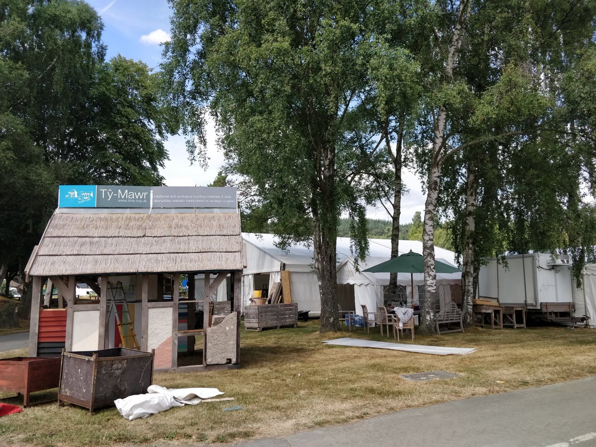 All set up for next weeks Royal Welsh Show with thanks to <a href="/TyMawrLime/">Ty-Mawr Lime</a> . Please visit us in the conservation and skills stand run by Ty-Mawr. Stand CCA 753 <a href="/royalwelshshow/">Royal Welsh Agricultural Society</a>  #lookingforwardtoit #heritage #skills