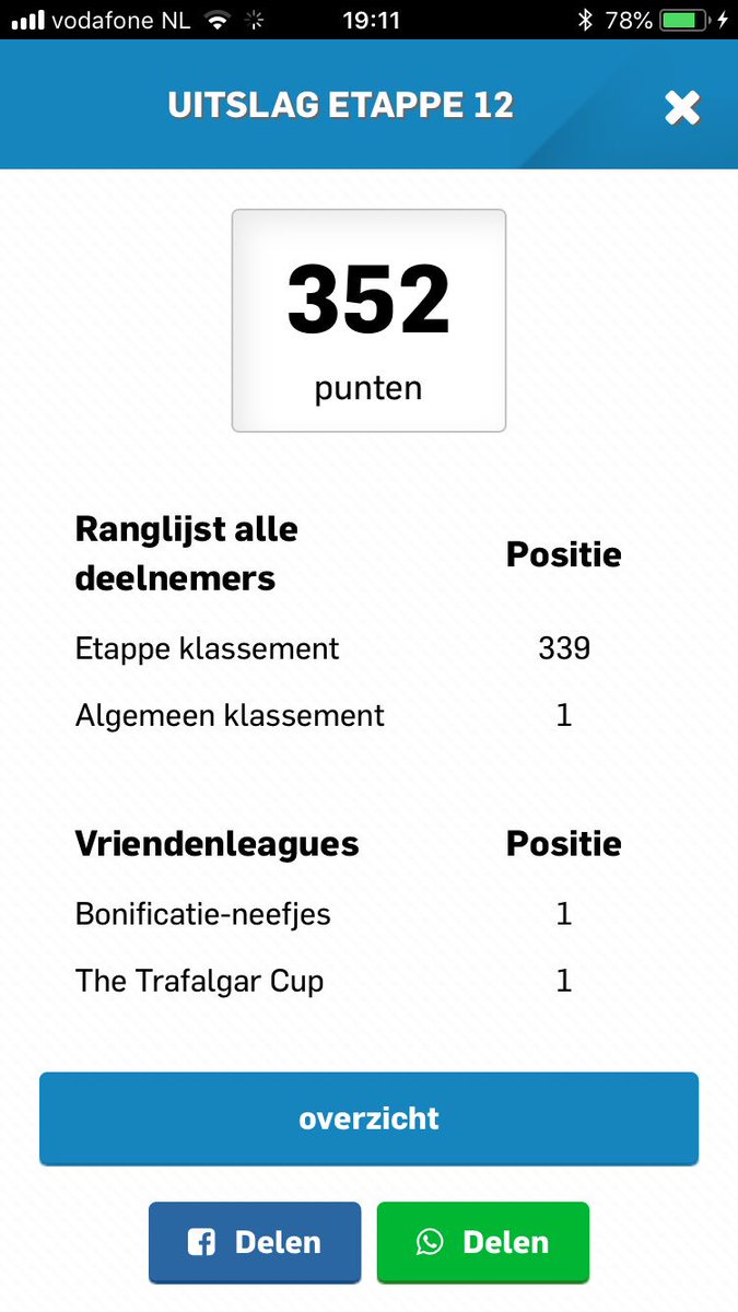 Smotsers's tweet photo. Soooooooooo. Anders pak je ff koppositie in het Algemeen Klassement bij het Tour Wielerspel van @ED_Eindhoven / @ED_Regio. Nu al zin om de krant morgenvroeg open te slaan! 
💪🏻🇫🇷🚴🏼‍♂️🥇🤩

#tourdefrance #Eindhovensdagblad #koppositie #TDF2018⁠ ⁠ https://t.co/1dJwqdv2H0