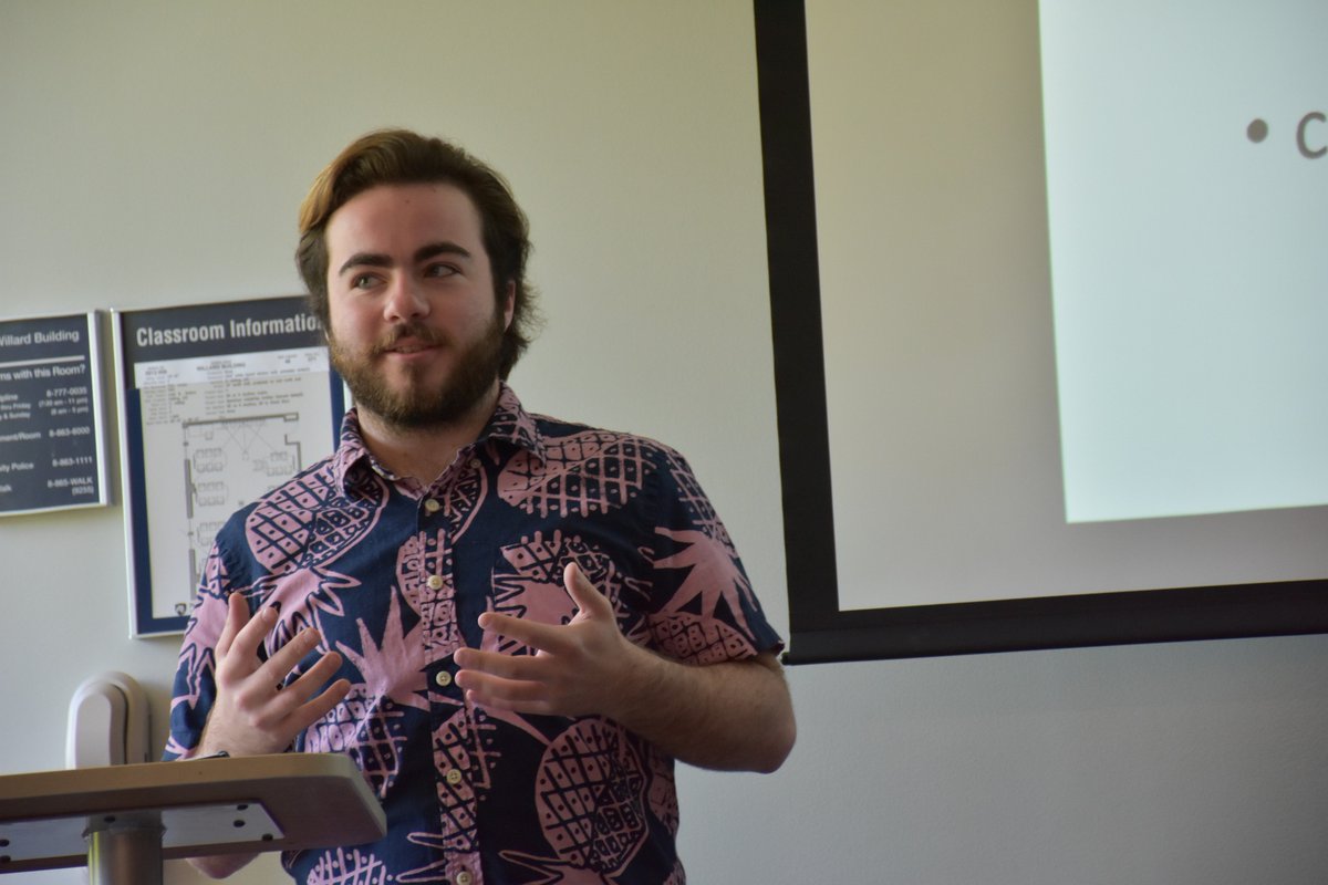 ProfNichols's tweet photo. My @PSUBellisario  Students were given the lectern today. Active learners make the best leaders of tomorrow. #commcrazy #coolcomm @penn_state https://t.co/mdbW4Lpx4e