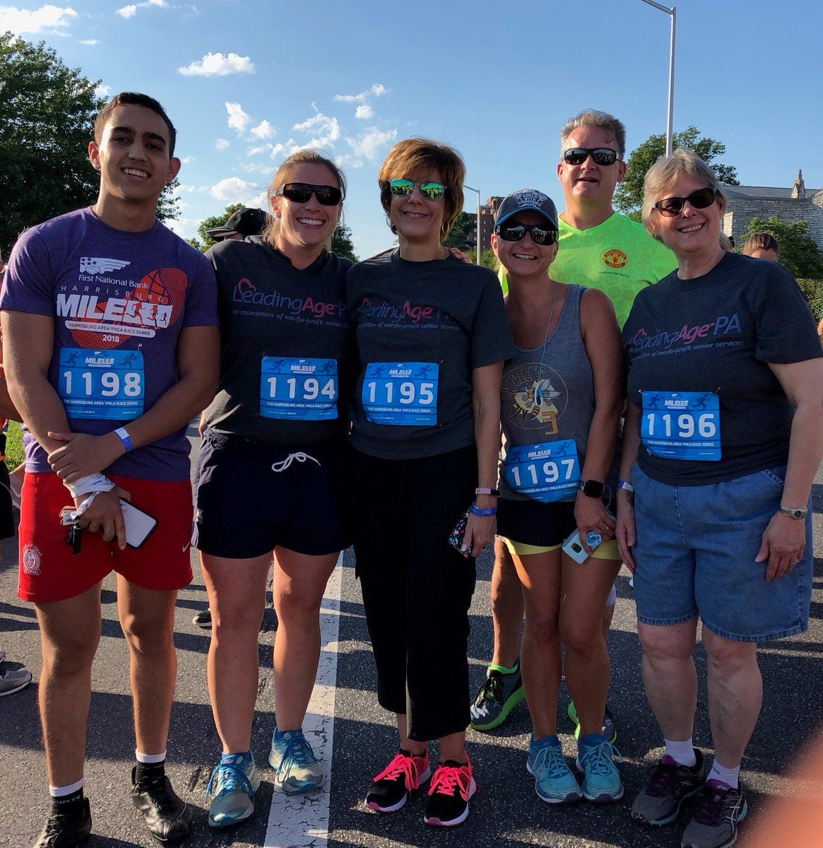 LeadingAgePA's tweet photo. #teamLAPA completed the Harrisburg Mile Run yesterday! https://t.co/1AeAbk3hoS