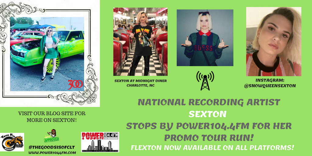 TheGoodSisOfCLT's tweet photo. National Recording Artist "Sexton" Stops By Power104.4FM For Media Day!!! PICS INSIDE!
#BLOGGERSTRIBE #CLTNCVLOGGER #WRITE #NATIONALRECORDINGARTIST #RADIO #300ENT #FLEXTON #IFB #TRAPADRIVE #MUSIC #LIVE #CLTNC #CHARLOTTESGOTALOT https://t.co/n4jb4Ma5fe https://t.co/GA0whJzGBk