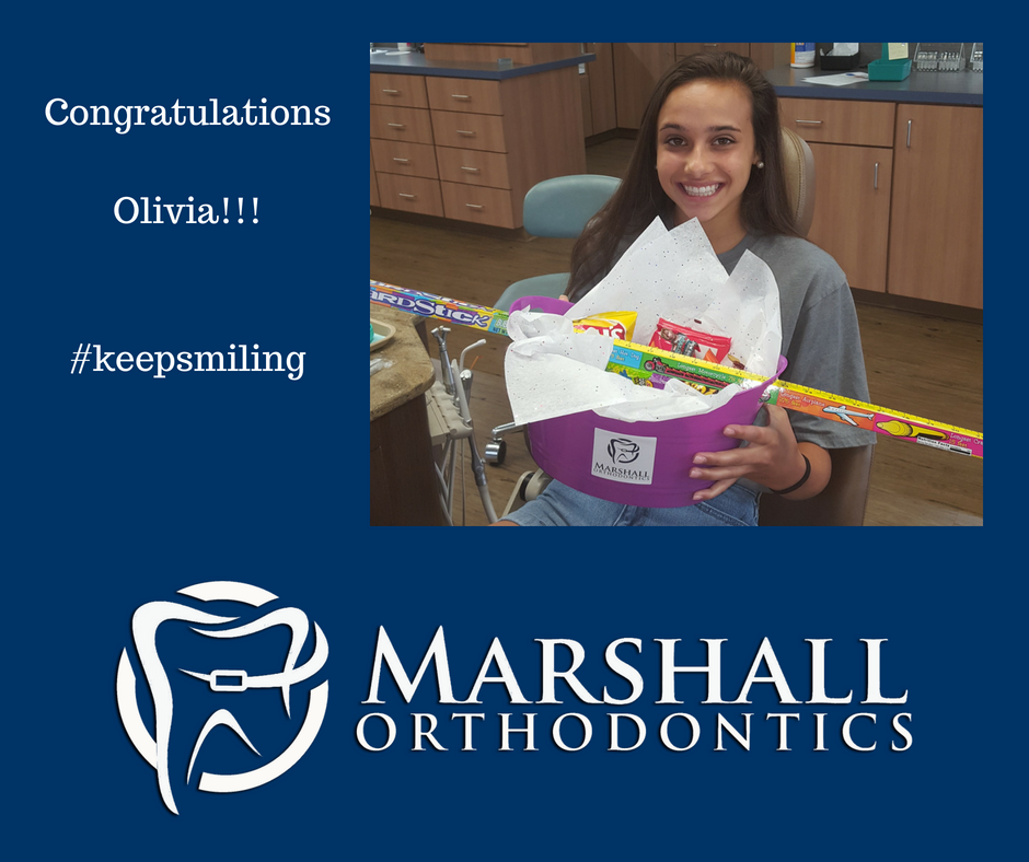 marshortho's tweet photo. Congratulations to Olivia for completing treatment!!! That new smile is amazing!!! :) #marshallorthodontics #upstateorthodontist #acesofbraces https://t.co/k1L6YB55vp