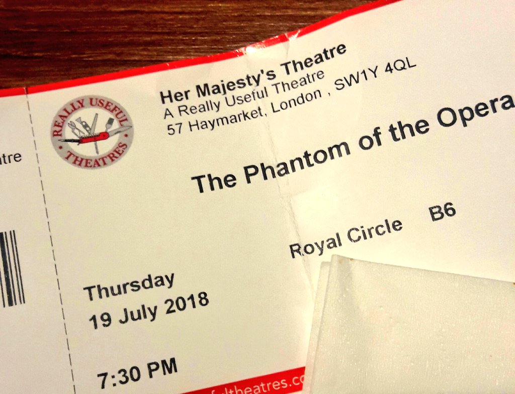 r0shanmishra's tweet photo. #OperaTime
Her Majesty's #Theatre
The #Phantom of The #Opera
#London https://t.co/nscvx54ijZ