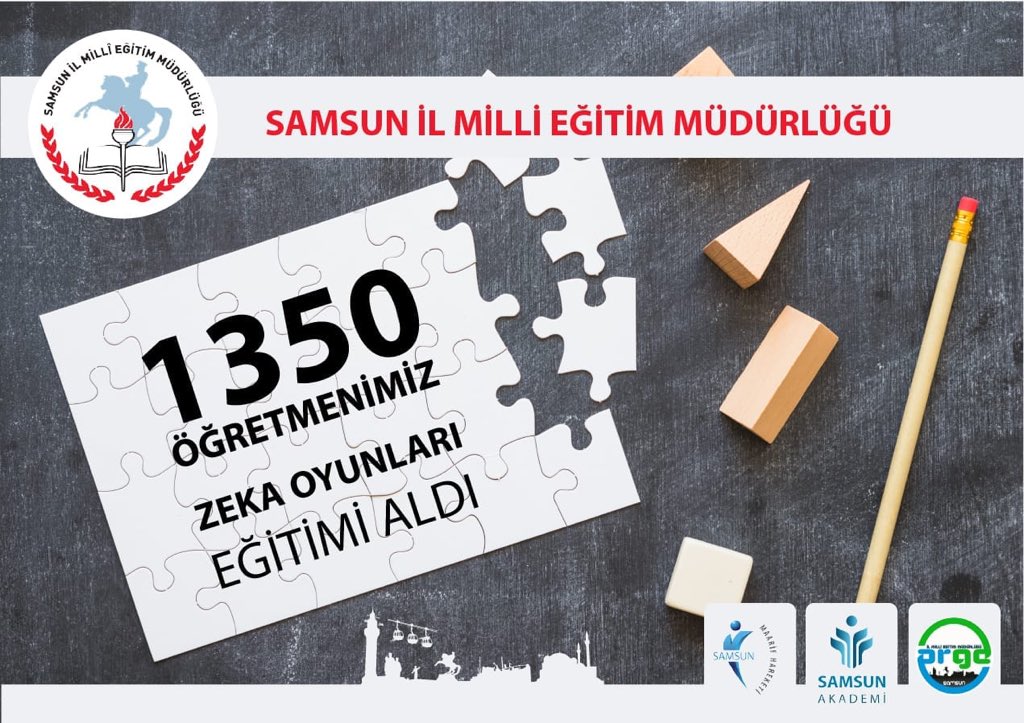Gelişen dünyadaki yeni eğitim metotlarını tartışmak, geliştirmek ve en yararlısını uygulamak amacıyla oluşturulan Samsun Akademide ilk eğitim süreçleri başarı ve yoğun ilgi ile tamamlanmıştır. #samsunakademi <a href="/ziyaselcuk/">Ziya Selçuk</a> <a href="/tcmeb/">Millî Eğitim Bakanlığı</a> <a href="/osmankaymk/">Osman KAYMAK</a> <a href="/CoskunESEN57/">Coşkun ESEN</a> <a href="/samsunmem/">Samsun İl Milli Eğitim Müdürlüğü</a>
