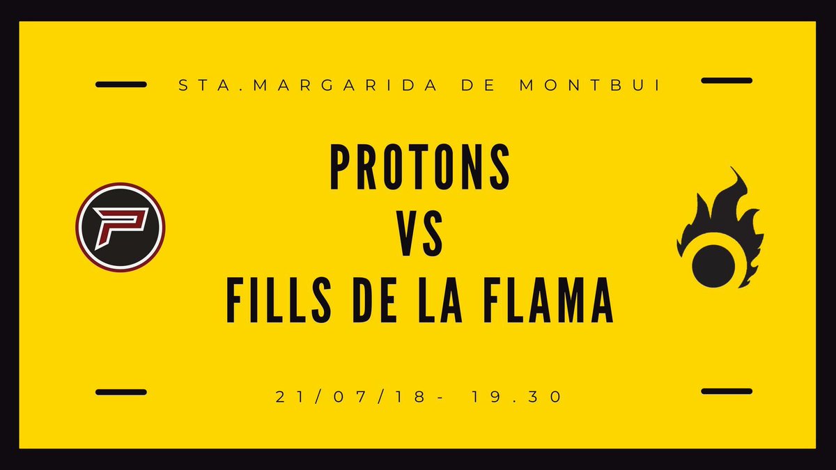 ARRIBA L’EXPLOSIÓ MUSICAL DE L’ANY!!💥💥<a href="/protonspercu/">Protons</a> i <a href="/FillsdlFlama/">Fills de la Flama</a>, campió i subcampió de l’AS de Repiques 2018 ens enfrentem aquest dissabte a Santa Margarida de Montbui! Vine a gaudir del cercavila i viu tota la percussió amb nosaltres! 🔥🥁🔥🥁