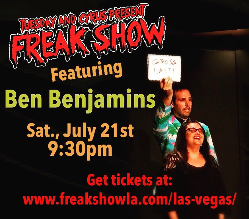 Our #gameshowhost is performing in #LasVegas!! Come check out his daring magic trick at this fun show! 

#magicshow #vegasbound